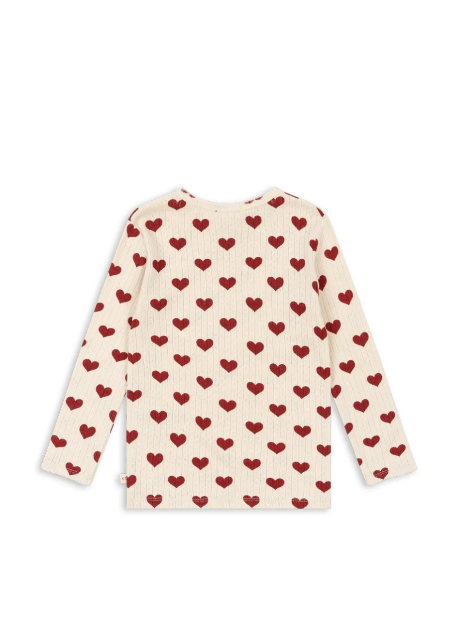 Online Konges Sløjd MINNIE BLUSE - AMOUR ROUGE amourrouge
