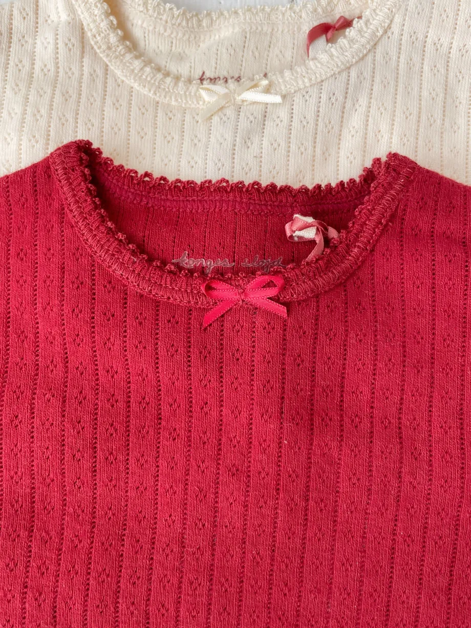 Shop Konges Sløjd Minnie bluse - red dahlia reddahlia