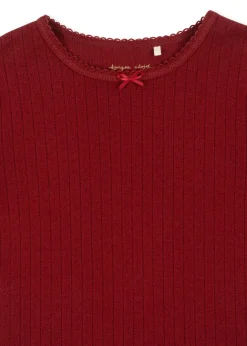 Shop Konges Sløjd Minnie bluse - red dahlia reddahlia