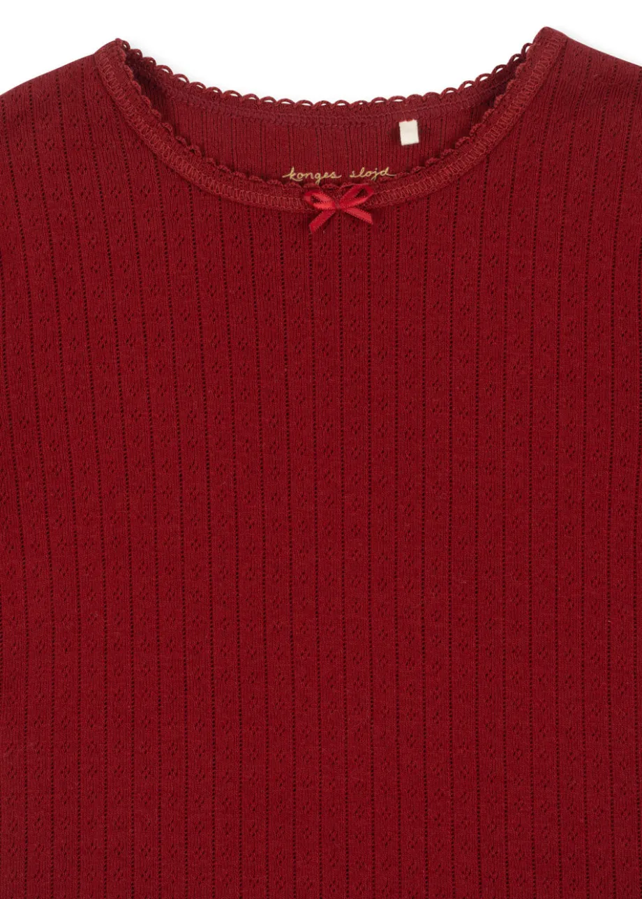 Shop Konges Sløjd Minnie bluse - red dahlia reddahlia