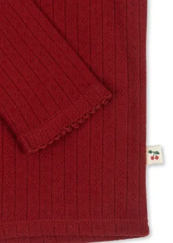 Shop Konges Sløjd Minnie bluse - red dahlia reddahlia