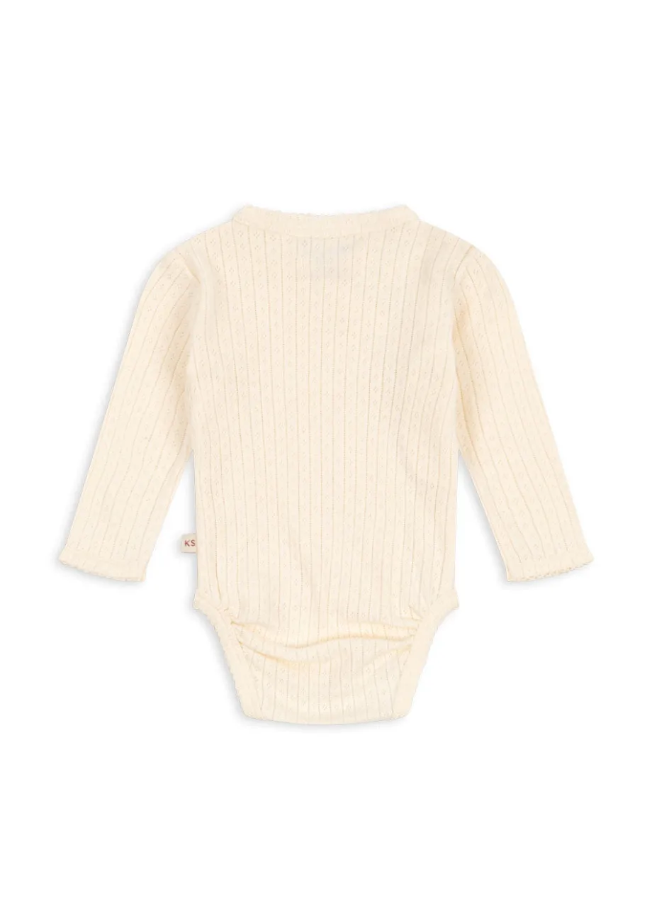 Shop Konges Sløjd Minnie body til nyfødt - buttercream