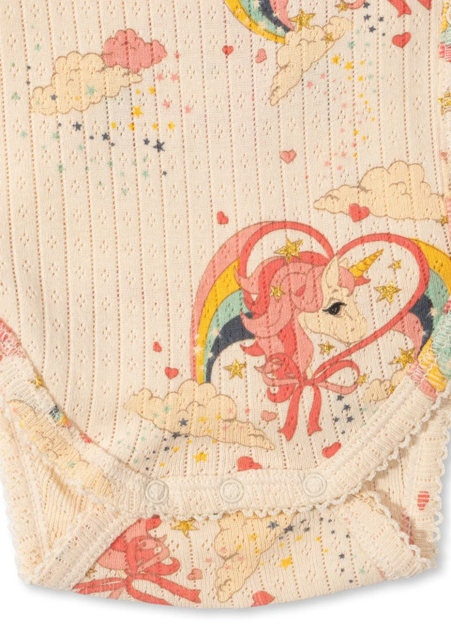 Outlet Konges Sløjd Minnie body til nyfødt - horn stars hornstars