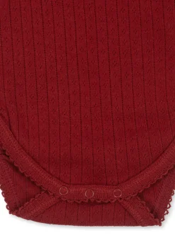 Cheap Konges Sløjd Minnie body til nyfødt - red dahlia reddahlia