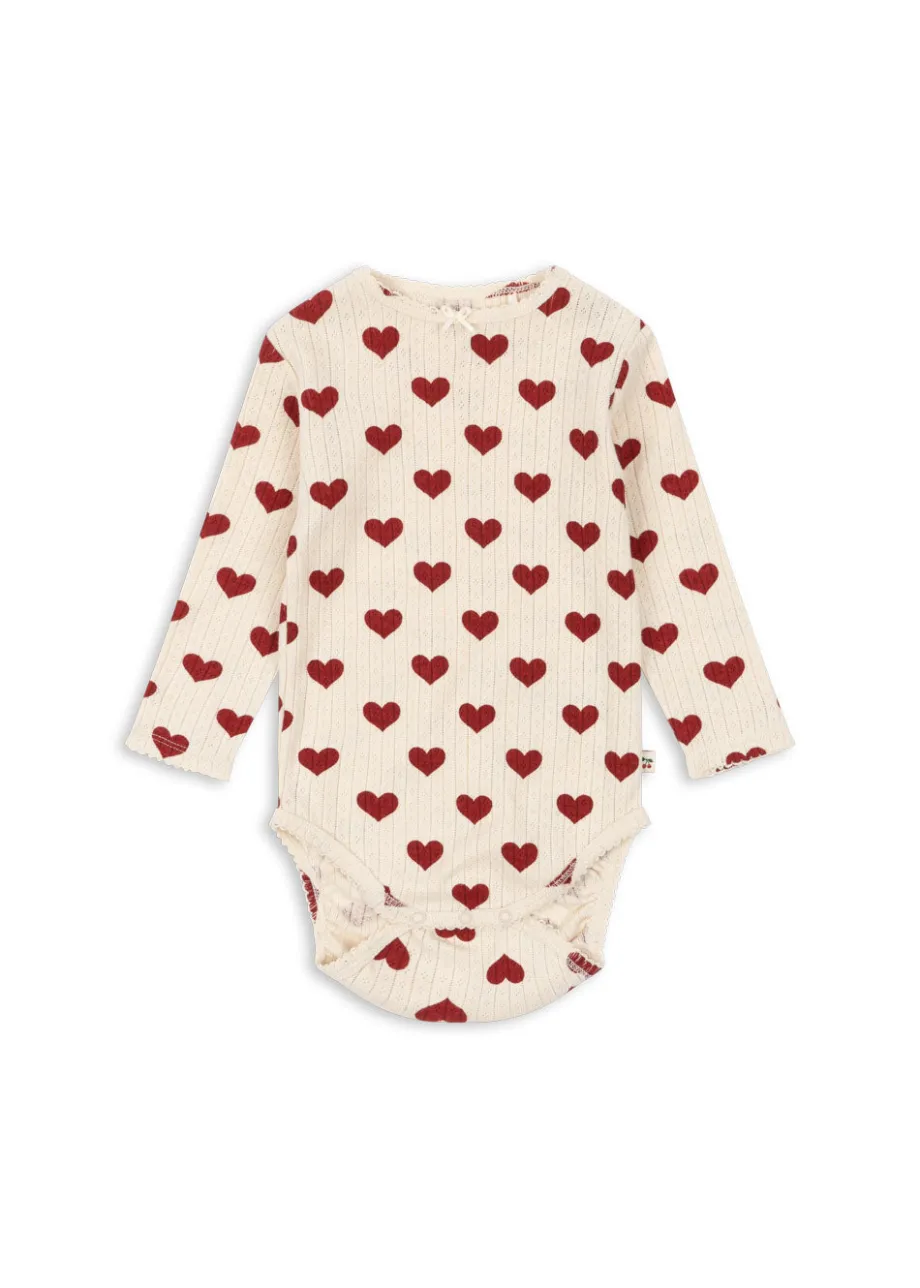 Clearance Konges Sløjd MINNIE BODYSTOCKING - AMOUR ROUGE amourrouge