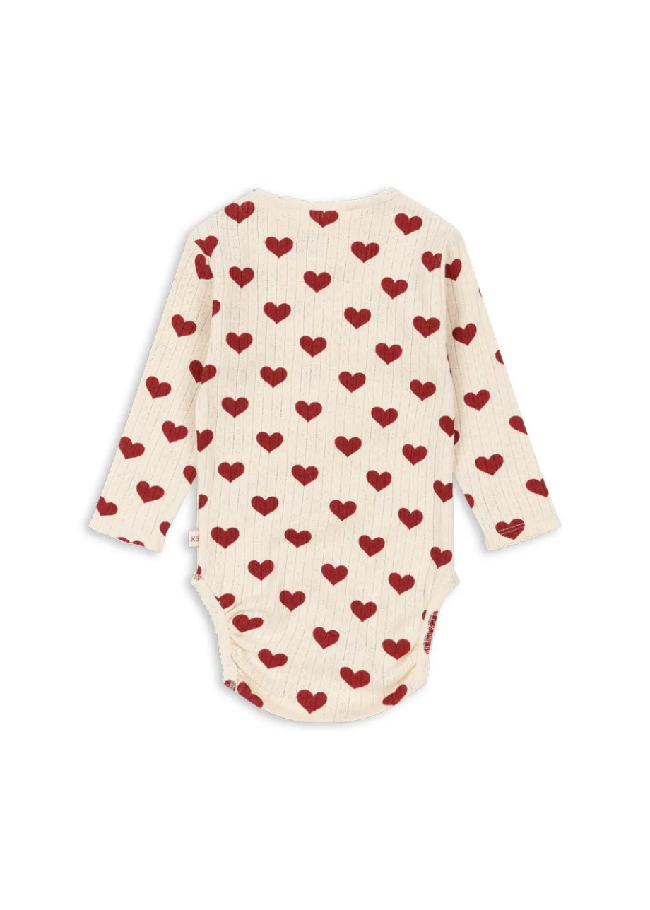 Clearance Konges Sløjd MINNIE BODYSTOCKING - AMOUR ROUGE amourrouge