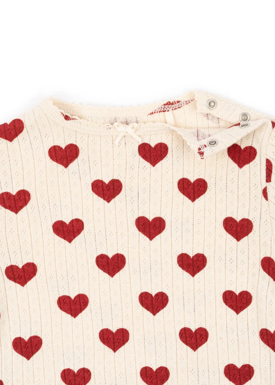 Clearance Konges Sløjd MINNIE BODYSTOCKING - AMOUR ROUGE amourrouge