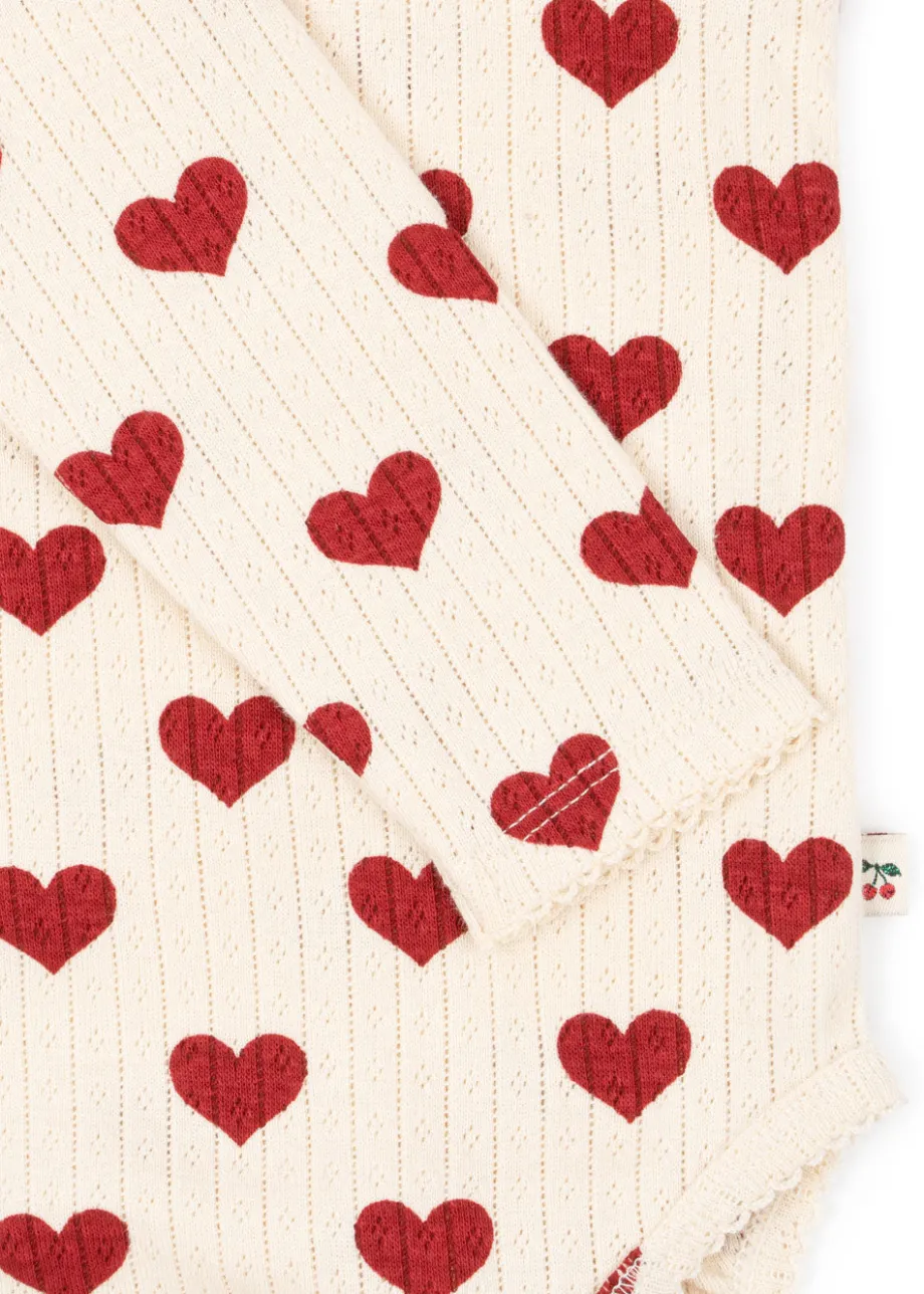 Clearance Konges Sløjd MINNIE BODYSTOCKING - AMOUR ROUGE amourrouge