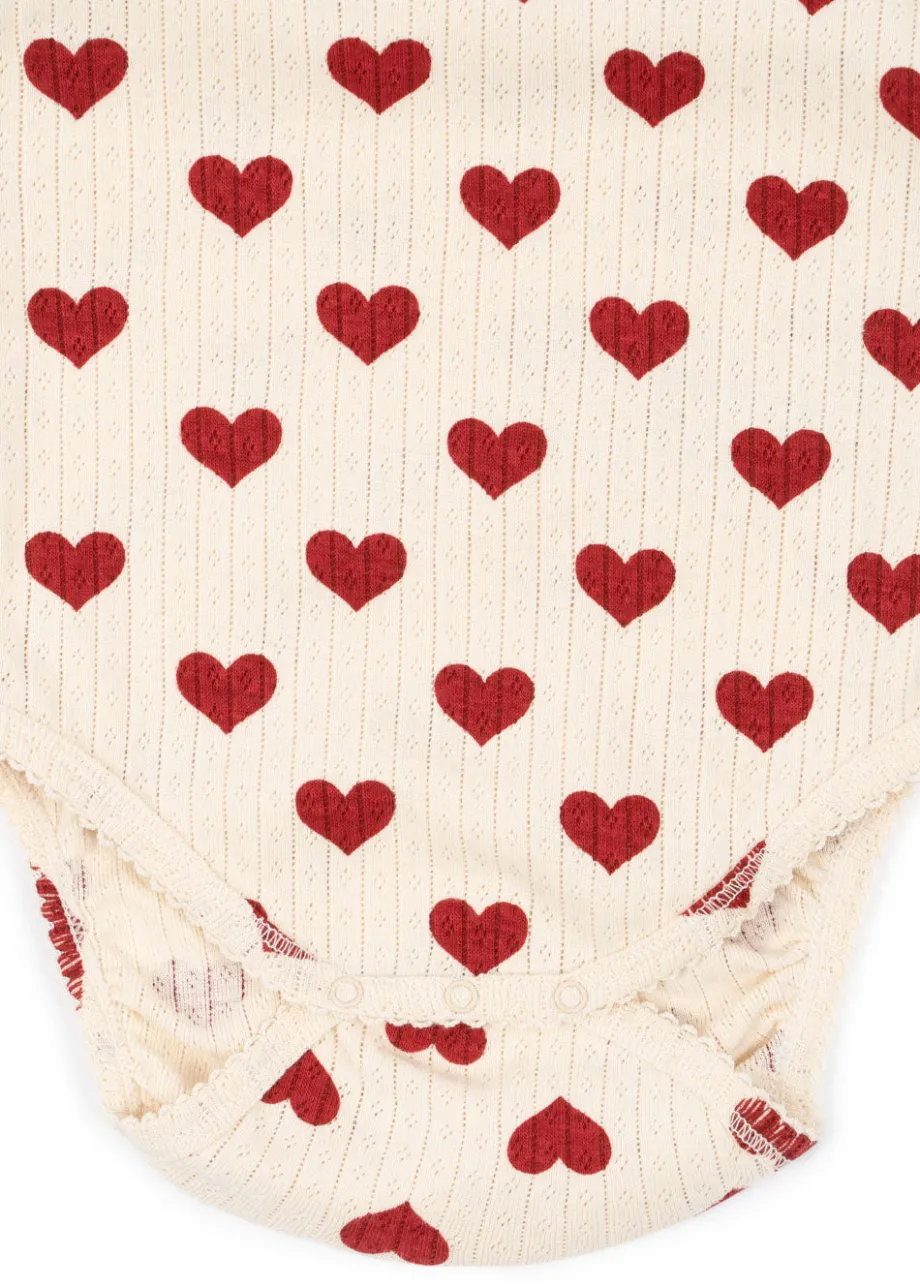 Clearance Konges Sløjd MINNIE BODYSTOCKING - AMOUR ROUGE amourrouge