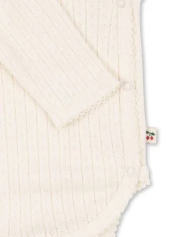 New Konges Sløjd MINNIE BODYSTOCKING TIL NYFØDT - antique white antiquewhite