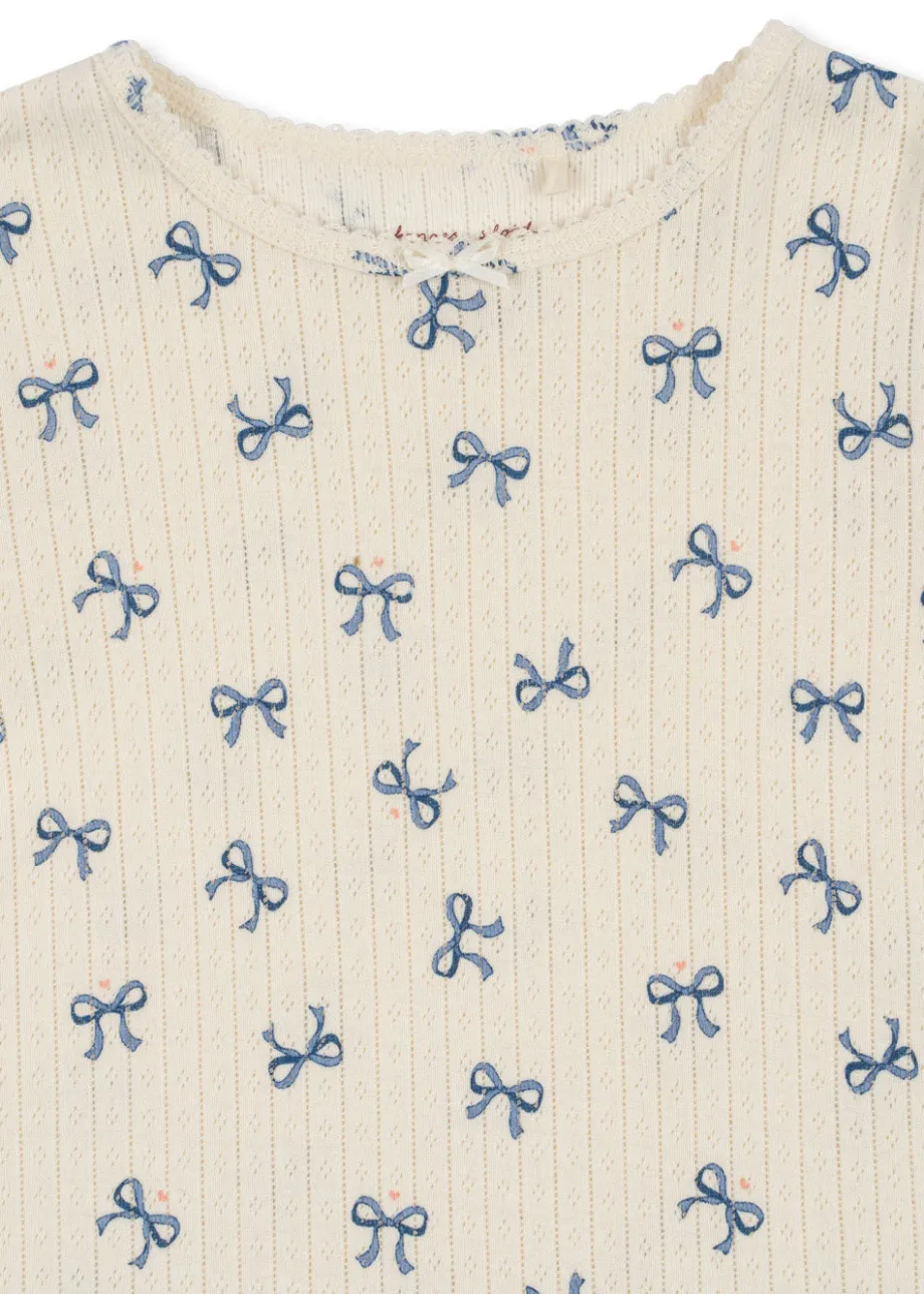 New Konges Sløjd Minnie kjole - bow bleu bowbleu