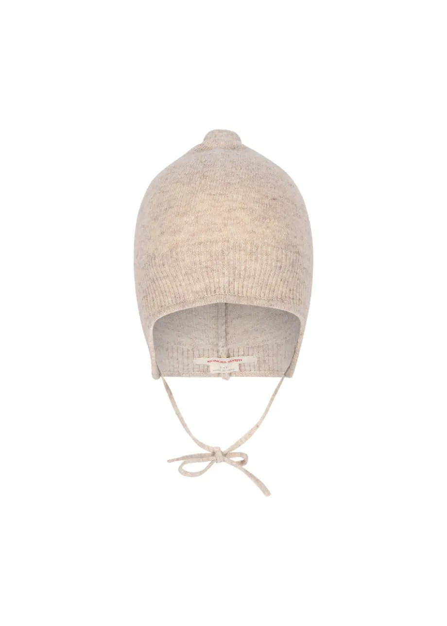 Store Konges Sløjd MINO HUE - OFF WHITE MELANGE POINTELLE offwhitemelangepointelle