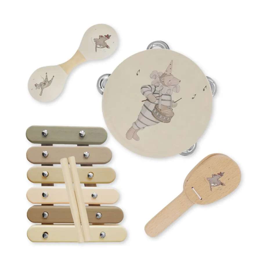 New Konges Sløjd musiksæt - multi