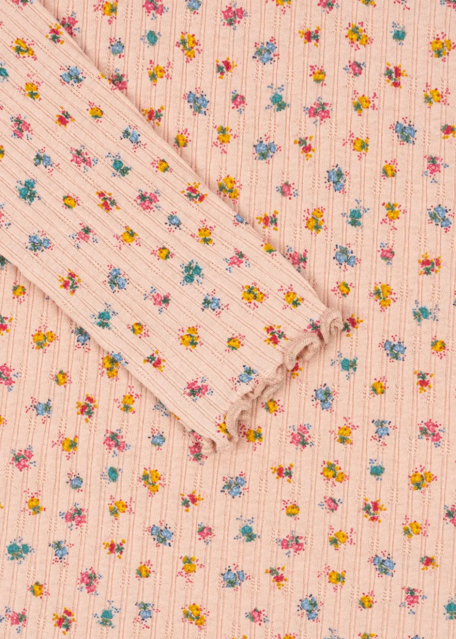 Outlet Konges Sløjd NIA KJOLE - BLOOMIE BLUSH bloomieblush