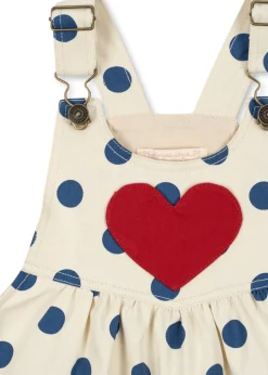 Shop Konges Sløjd NOLA SPENCER KJOLE - BLUE DOT bluedot