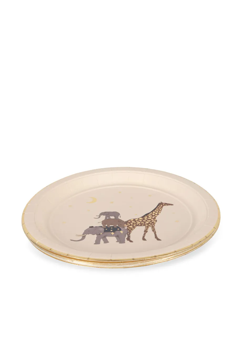 Outlet Konges Sløjd paptallerkner - safari