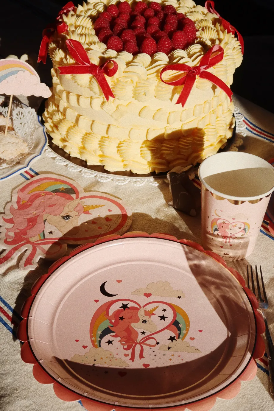 Discount Konges Sløjd paptallerkner - unicorn