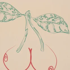 Store Konges Sløjd PLAKAT A3 - cherry