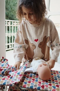 Store Konges Sløjd puslebord til dukke - COEUR BISOUS coeurbisous