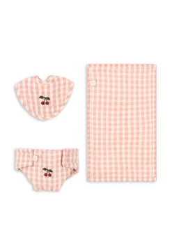 Flash Sale Konges Sløjd puslesæt til dukke - POWDER PINK CHECK powderpinkcheck