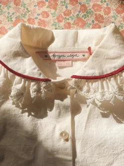 Outlet Konges Sløjd Ria bluse - cloud dancer clouddancer