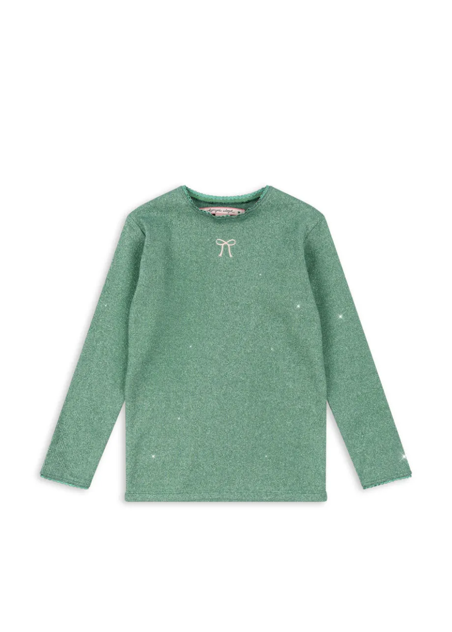 New Konges Sløjd Roli Bluse - BOTTLE GREEN bottlegreen