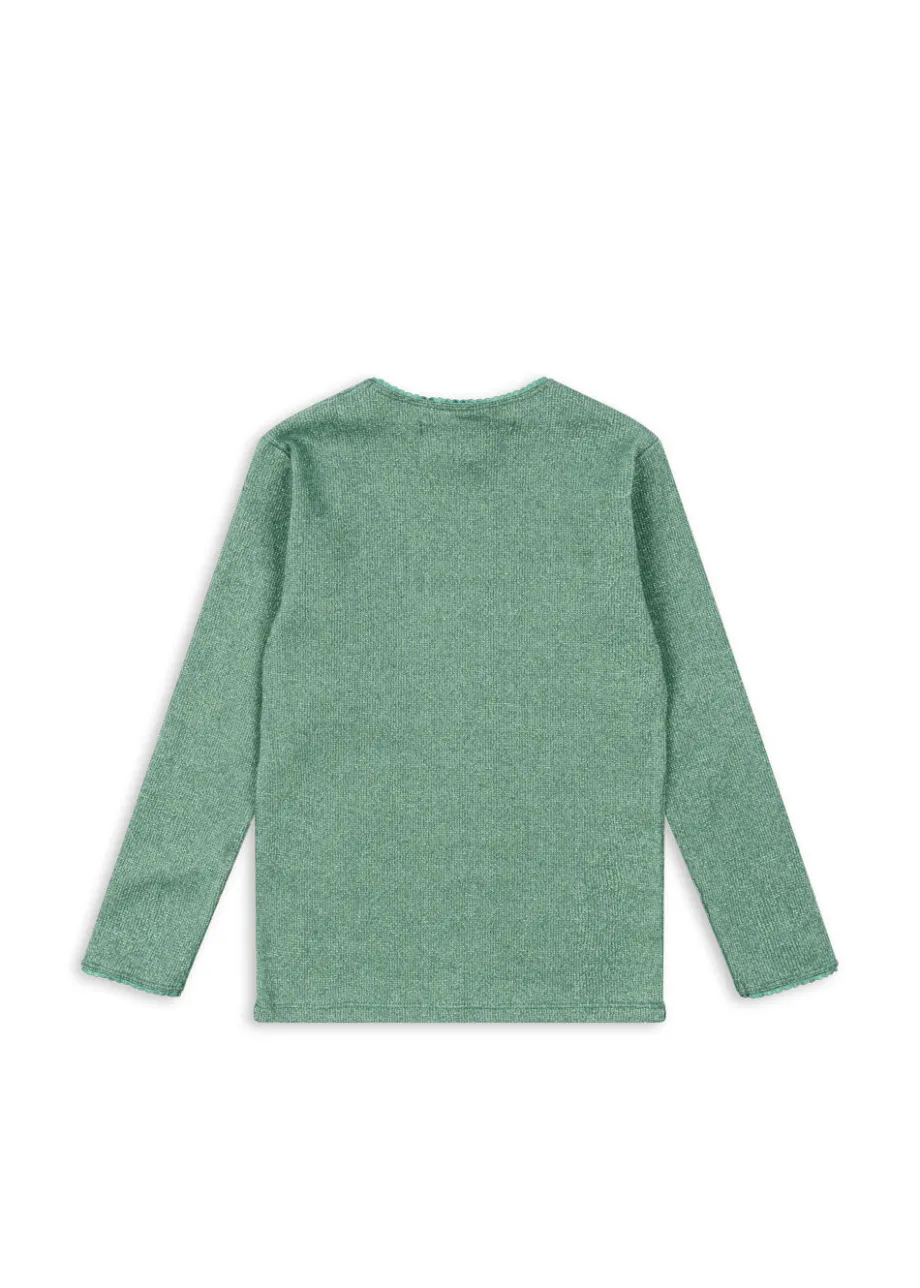 New Konges Sløjd Roli Bluse - BOTTLE GREEN bottlegreen