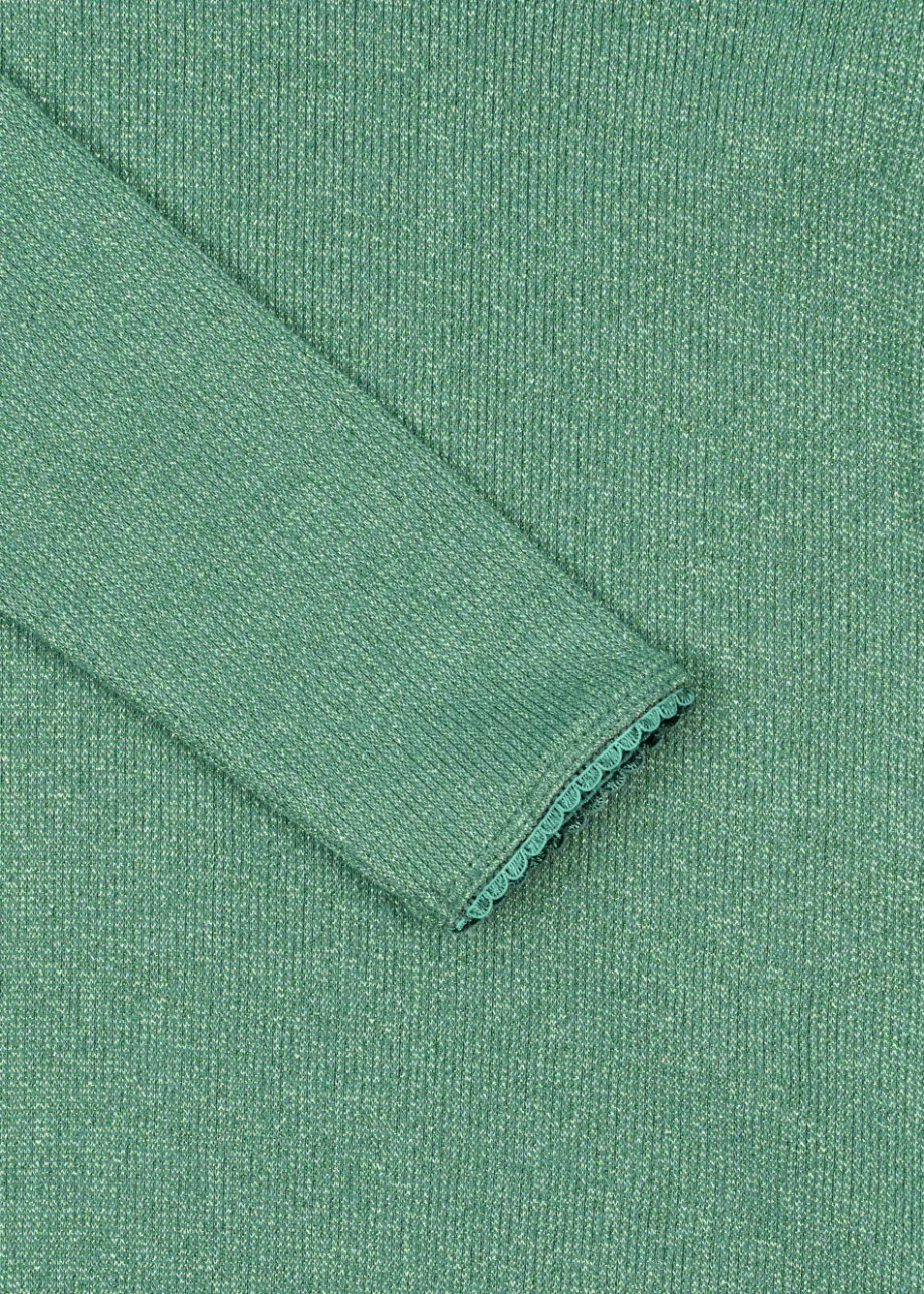 New Konges Sløjd Roli Bluse - BOTTLE GREEN bottlegreen