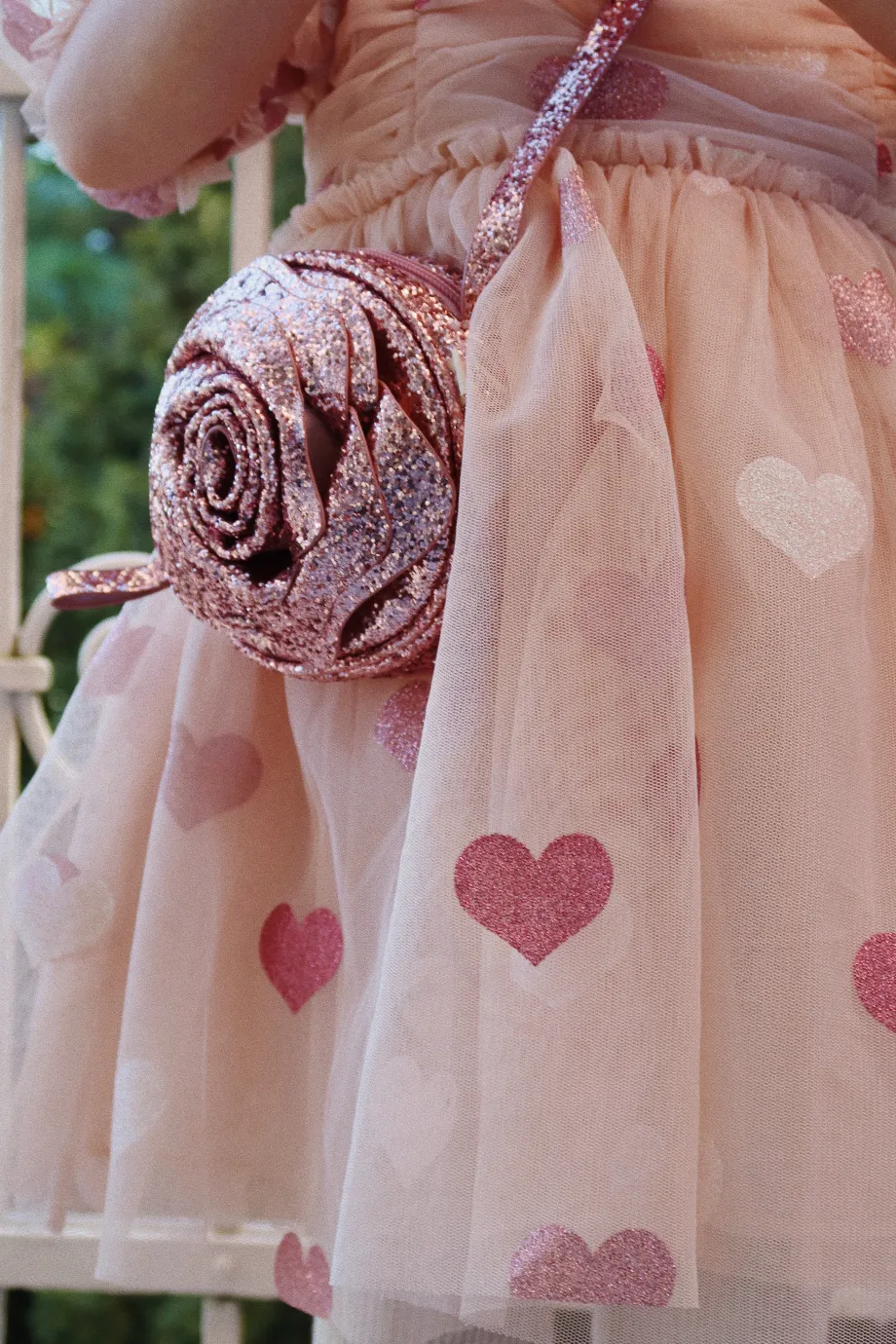 Cheap Konges Sløjd ROSE GLIMMERTASKE - GLITTER ROSE glitterrose