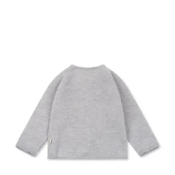 Outlet Konges Sløjd saga cardigan - GREY MELANGE greymelange