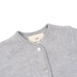 Outlet Konges Sløjd saga cardigan - GREY MELANGE greymelange
