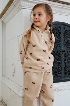 New Konges Sløjd Tavi fleece bukser - cherry