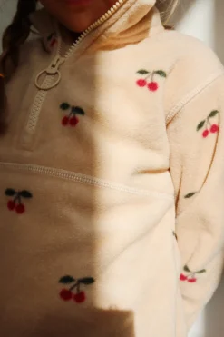 Sale Konges Sløjd Tavi Fleecetrøje - cherry