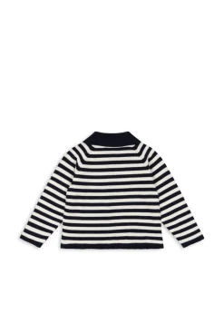 Clearance Konges Sløjd venton cardigan - NAVY STRIPE navystripe