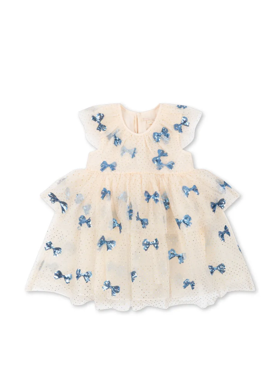 Discount Konges Sløjd yvonne kjole - BOWIE BLUE bowieblue