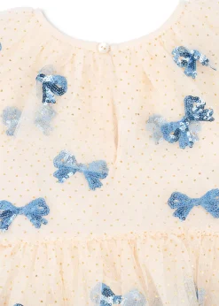 Discount Konges Sløjd yvonne kjole - BOWIE BLUE bowieblue