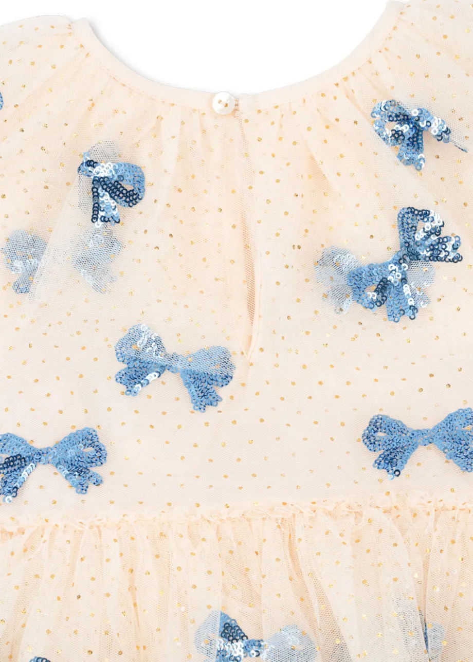 Discount Konges Sløjd yvonne kjole - BOWIE BLUE bowieblue