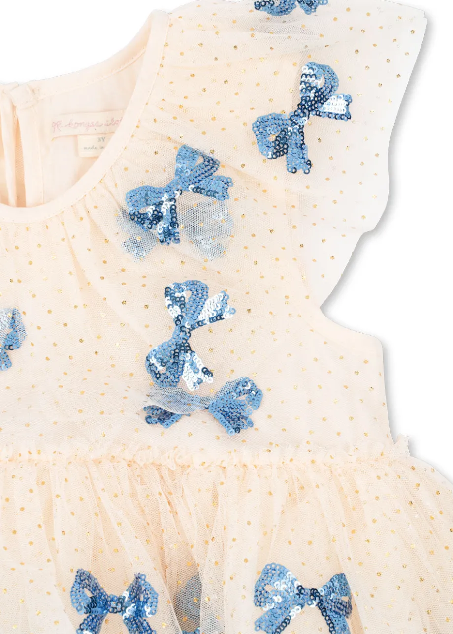 Discount Konges Sløjd yvonne kjole - BOWIE BLUE bowieblue