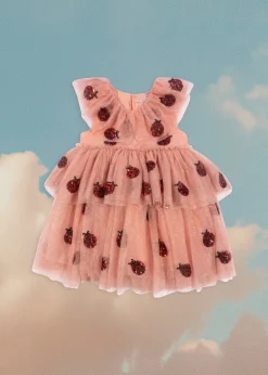 Sale Konges Sløjd Yvonne ladybug kjole - ladybug sequin ladybugsequin