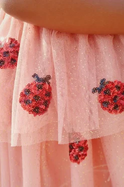 Sale Konges Sløjd Yvonne ladybug kjole - ladybug sequin ladybugsequin
