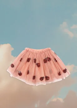 Clearance Konges Sløjd Yvonne ladybug nederdel - ladybug sequin ladybugsequin