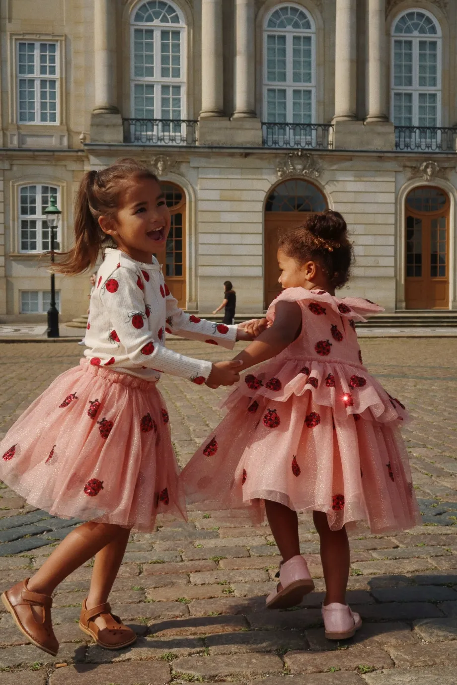 Clearance Konges Sløjd Yvonne ladybug nederdel - ladybug sequin ladybugsequin