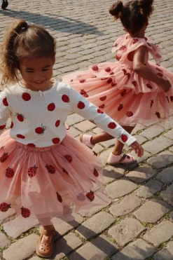 Clearance Konges Sløjd Yvonne ladybug nederdel - ladybug sequin ladybugsequin