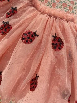 Clearance Konges Sløjd Yvonne ladybug nederdel - ladybug sequin ladybugsequin