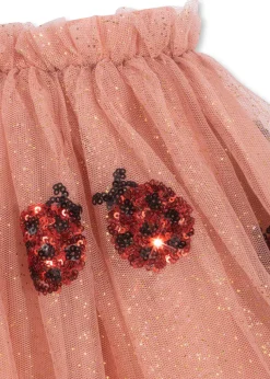 Clearance Konges Sløjd Yvonne ladybug nederdel - ladybug sequin ladybugsequin