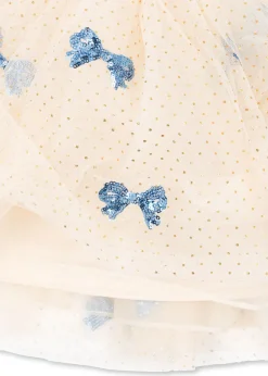 Store Konges Sløjd yvonne nederdel - BOWIE BLUE bowieblue