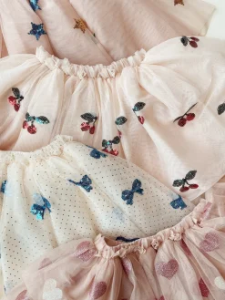 Store Konges Sløjd yvonne nederdel - MA GRANDE CERISE SEQUIN magrandecerisesequin