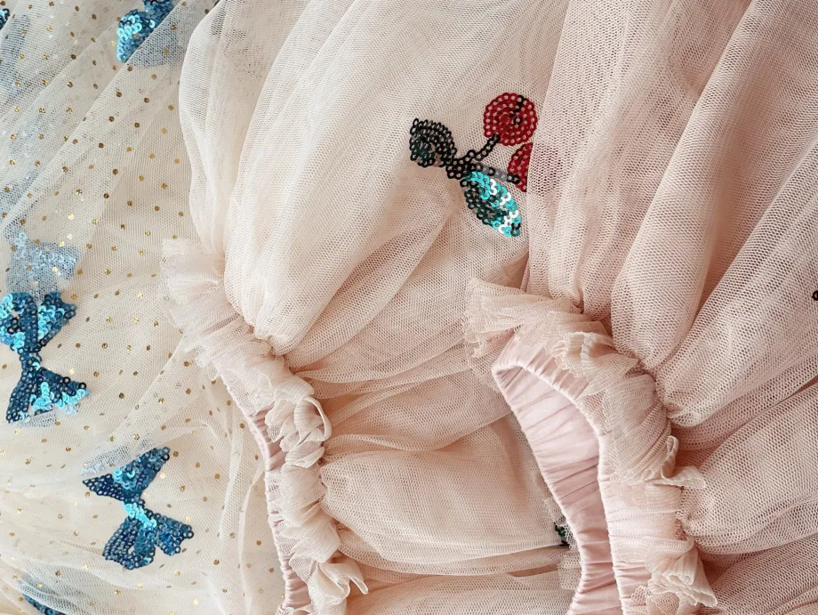 Store Konges Sløjd yvonne nederdel - MA GRANDE CERISE SEQUIN magrandecerisesequin