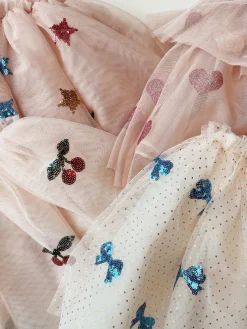 Store Konges Sløjd yvonne nederdel - MA GRANDE CERISE SEQUIN magrandecerisesequin